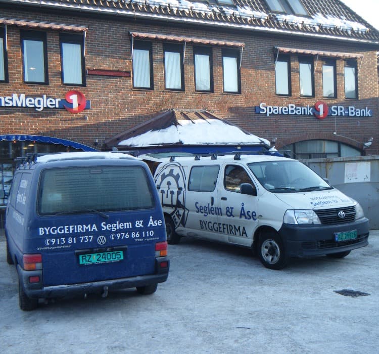 Byggfirma Seglem & Åse - forløperen til Norgeshus Egersund