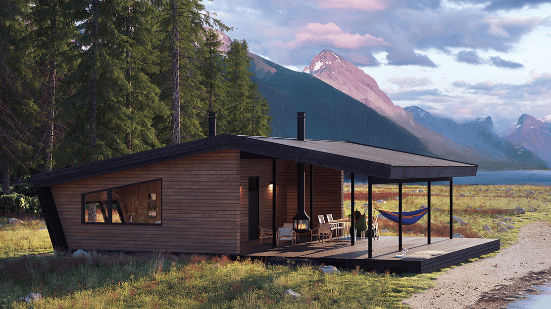 Kataloghytta Utsyn er en av de hyttene som har lavest utslipp