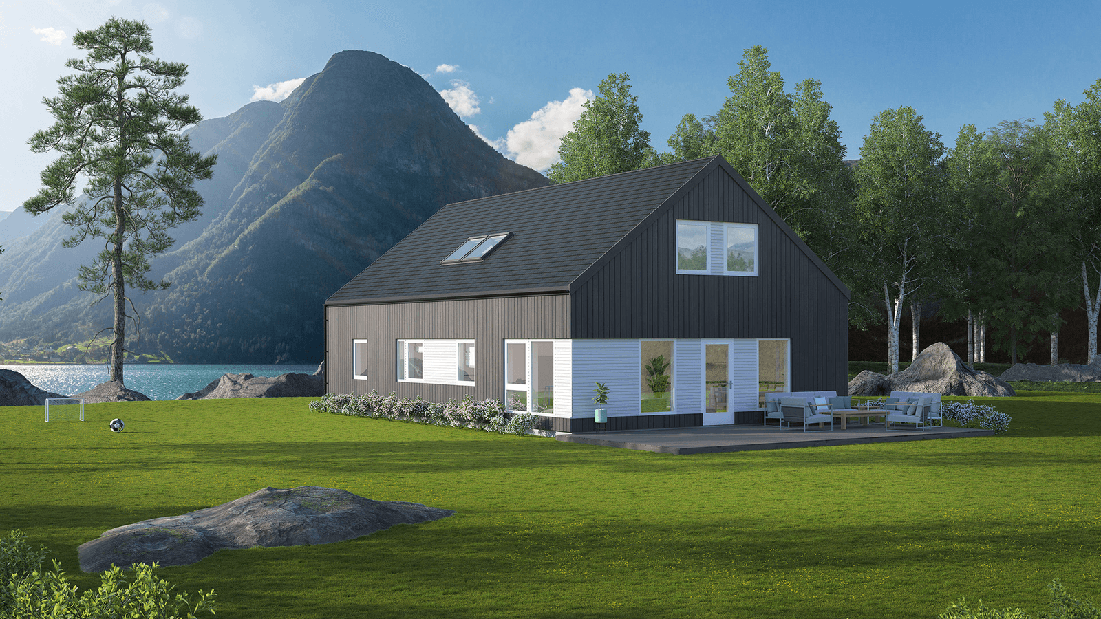 Lundås moderne med utleie